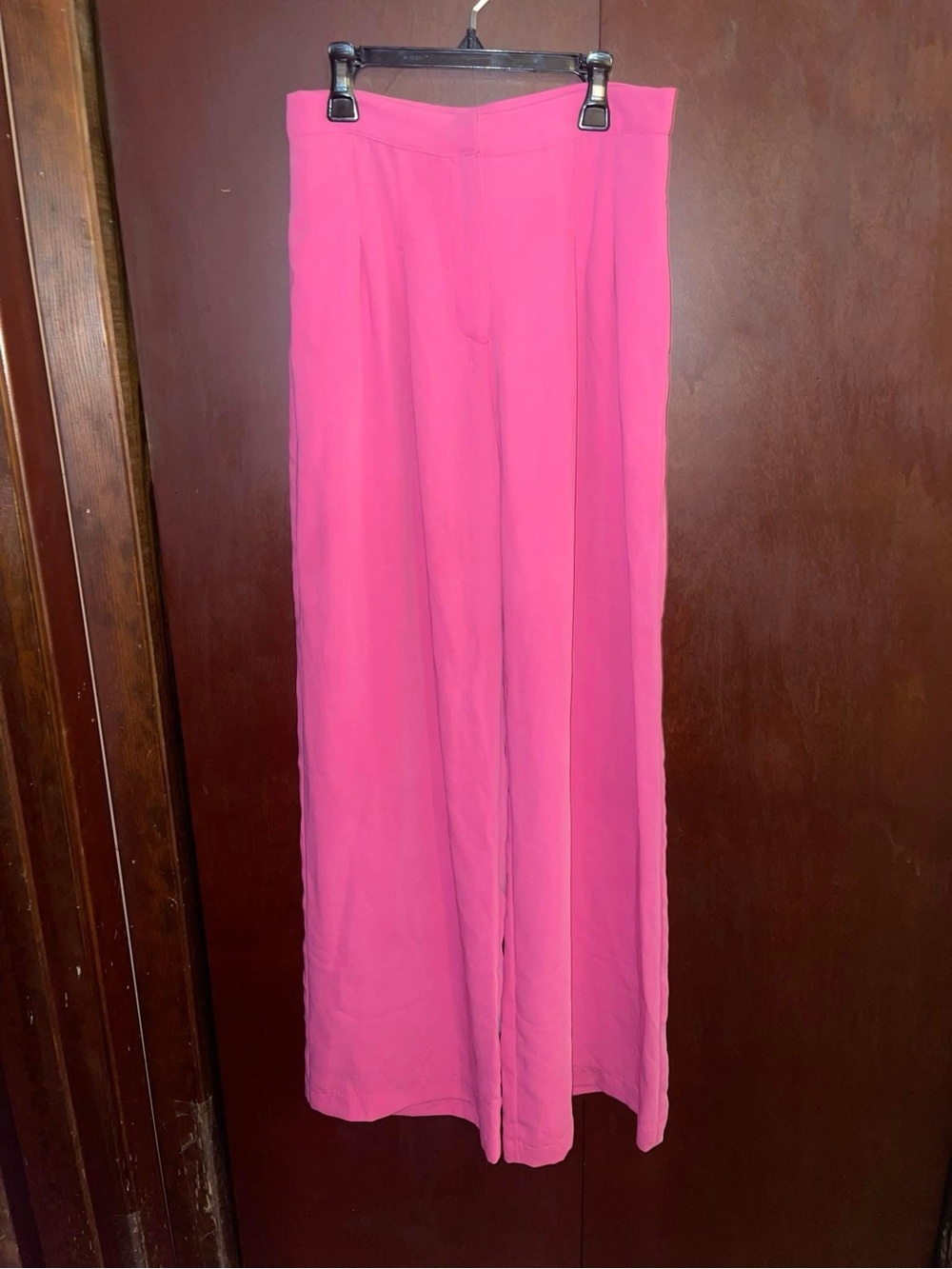 Lavender Brown Hot Pink Wide-Leg Trousers